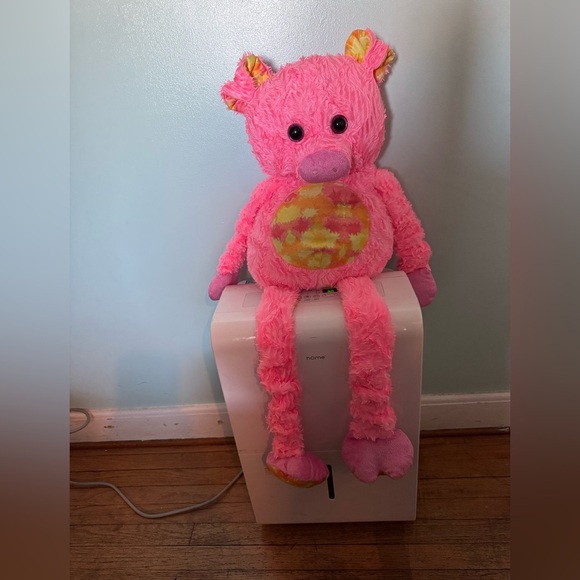 Hug Fun 34" Pink Pig Stretchy Legs Arms Stuffed Animal Plush - Picture 1 of 11